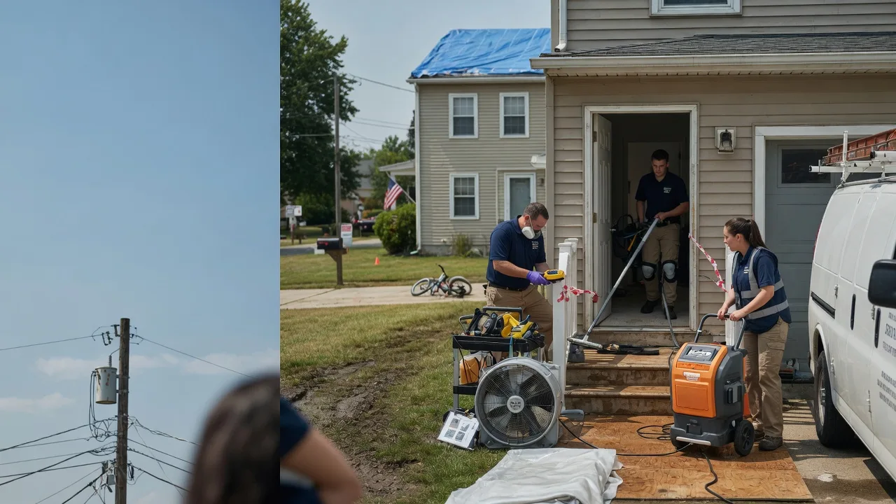 Water Damage Repair in Brethren, MI near me